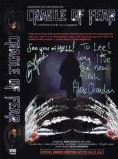 [Cradle Of Fear video sleeve, signed by the director]