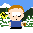 Another sketch of what I might look like if I were a character in South Park (links to the full-size version)