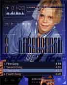 [Winamp skin preview - Aaron Carter v2.2]